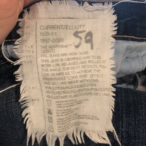Current Elliott woman’s cropped jeans - Picture 11 of 11